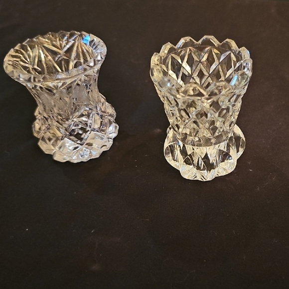 Other - Crystal Glass Candle Holders
